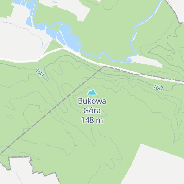 Map of Bukowa Góra