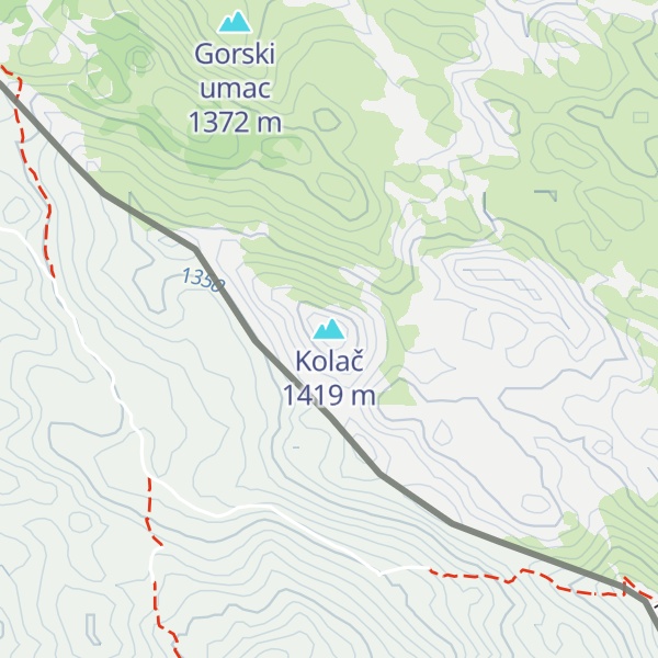 Map of Kolač