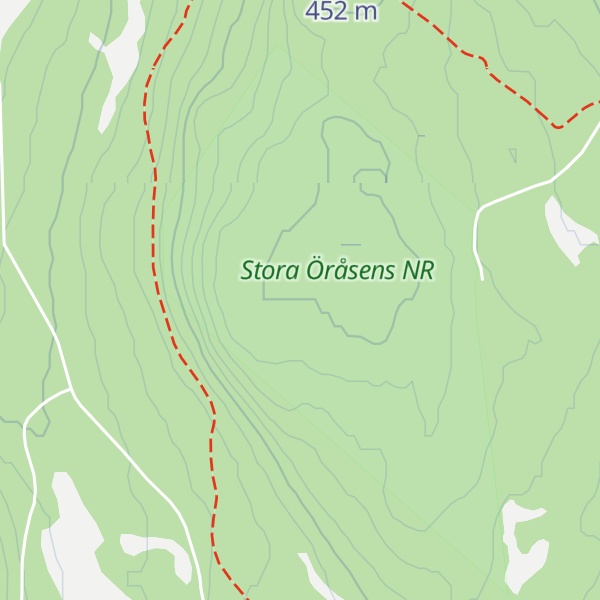 Map of Stora Öråsen