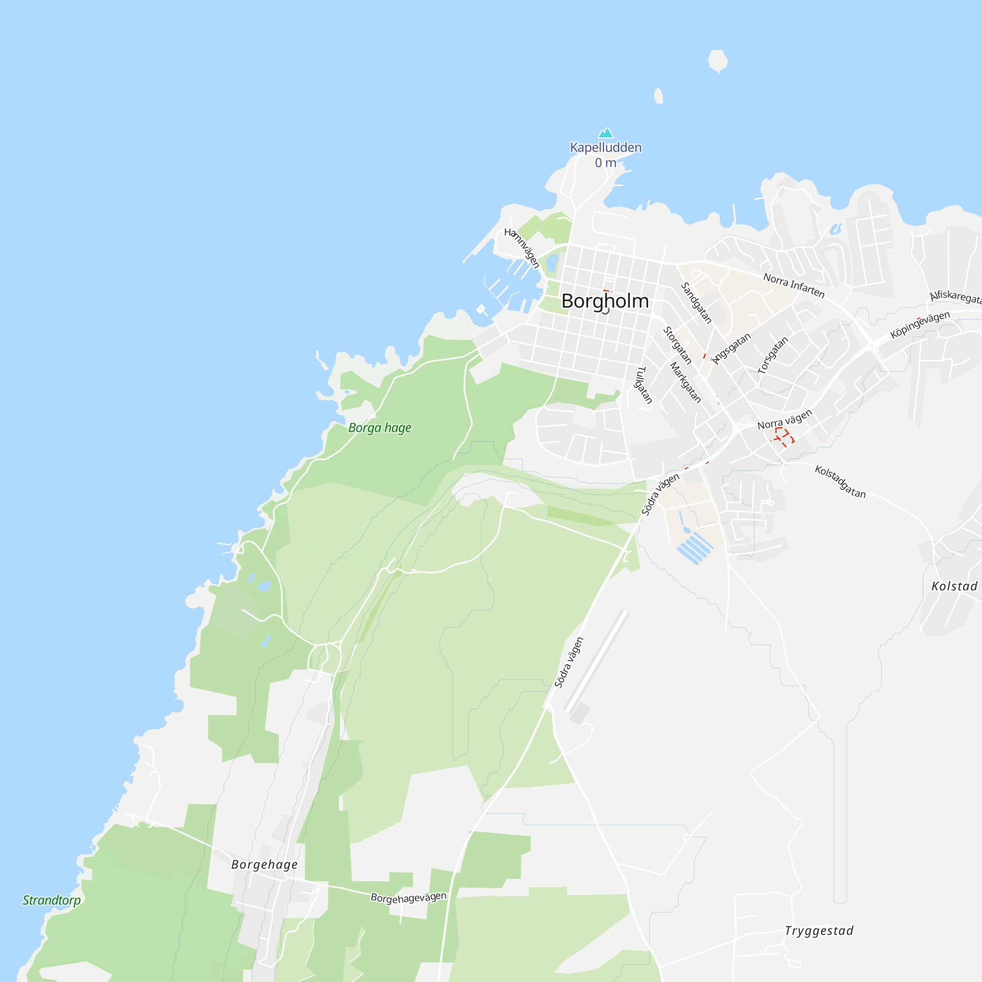 Borgholms Slott Entré map