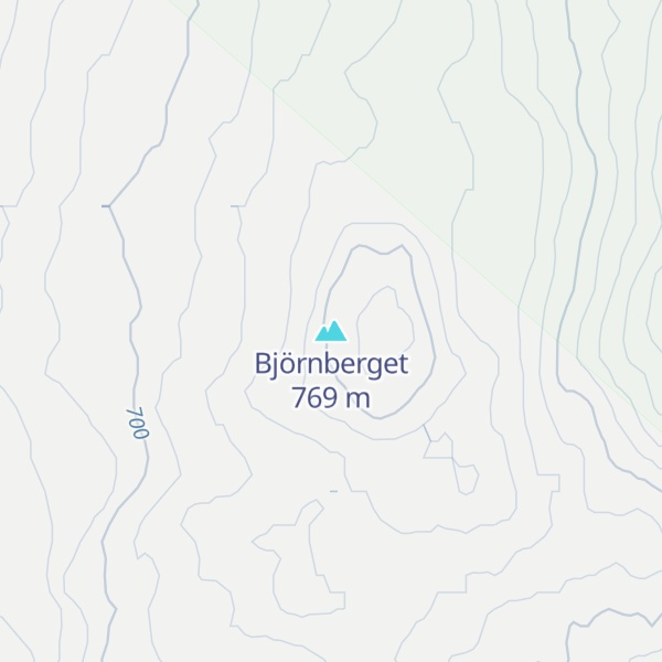 Map of Björnberget