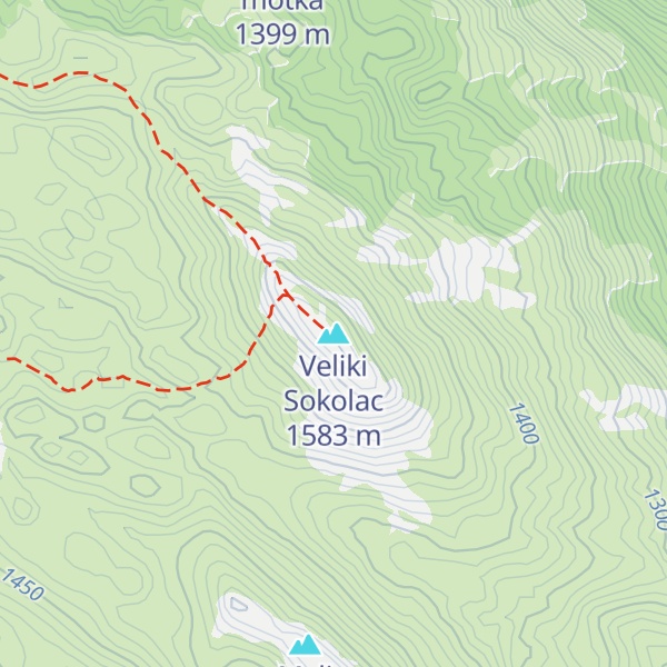 Map of Veliki Sokolac