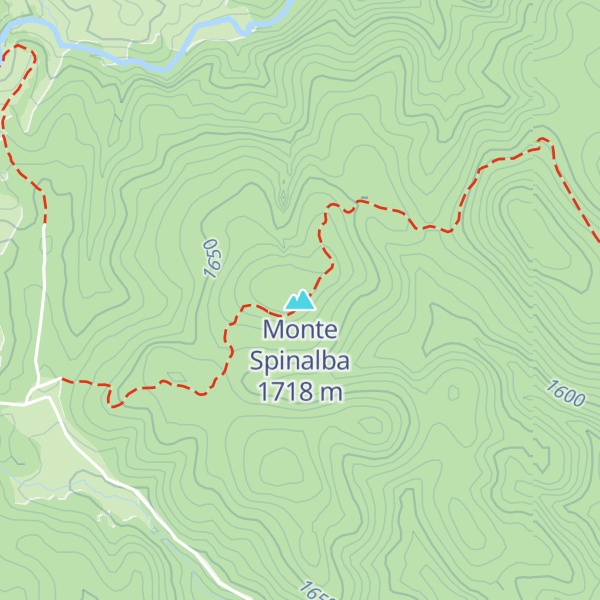 Map of Monte Spinalba