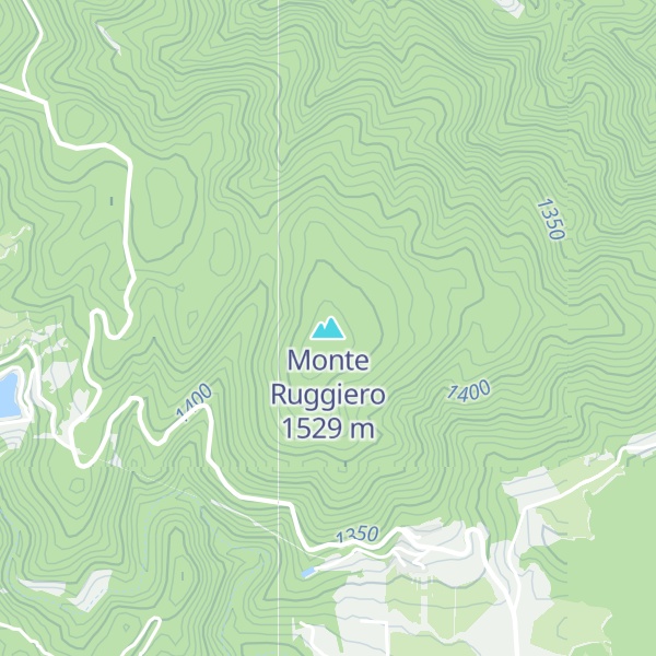 Map of Monte Ruggiero