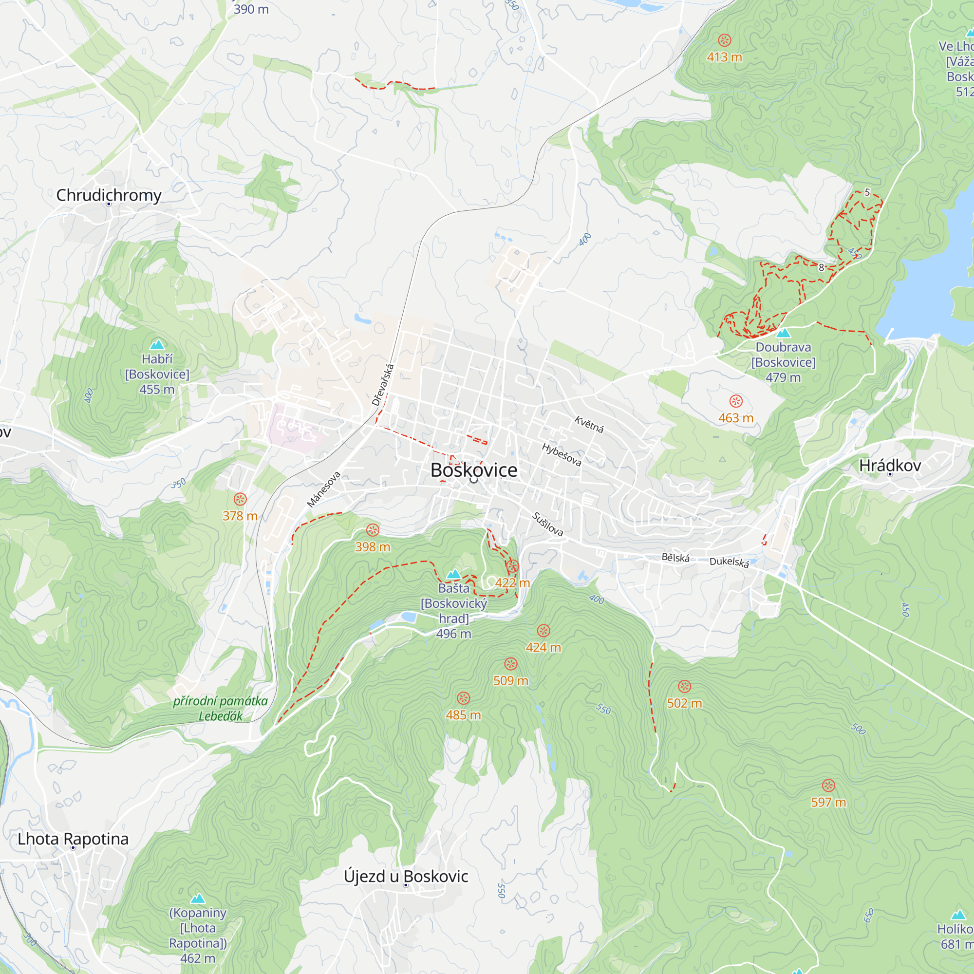 Turistické informační centrum Boskovice map