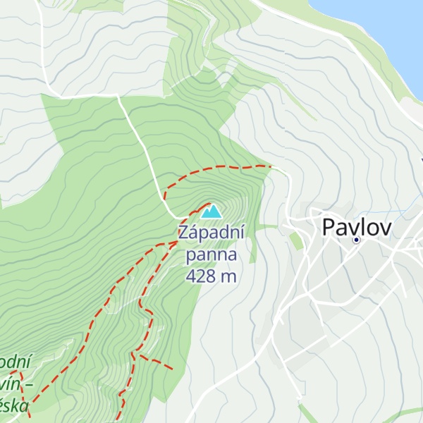Map of Západní panna