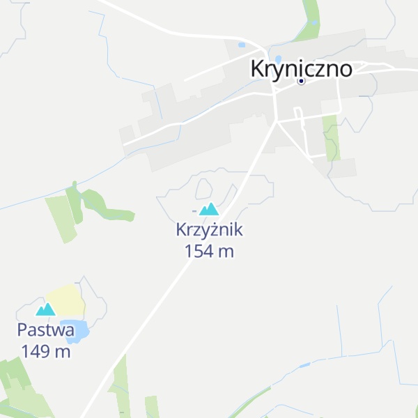 Map of Krzyżnik