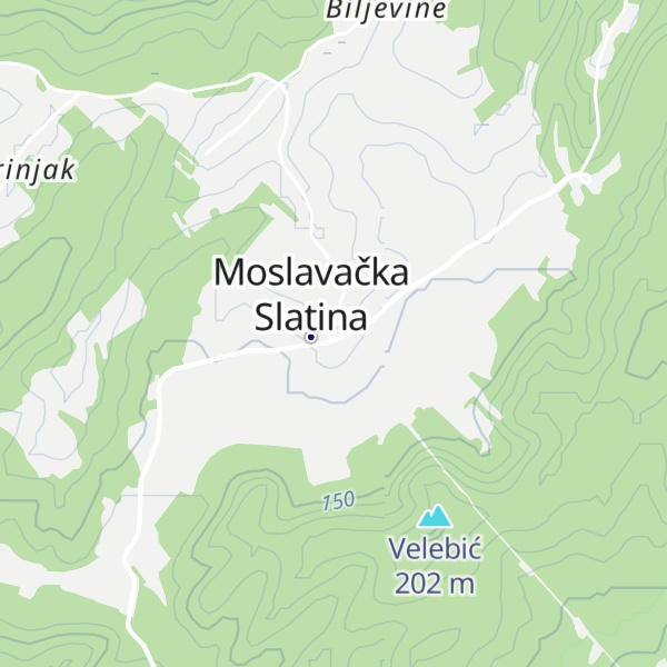 Map of Planinarska kuća Moslavačka Slatina