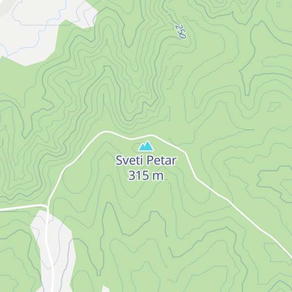 Map of Sveti Petar