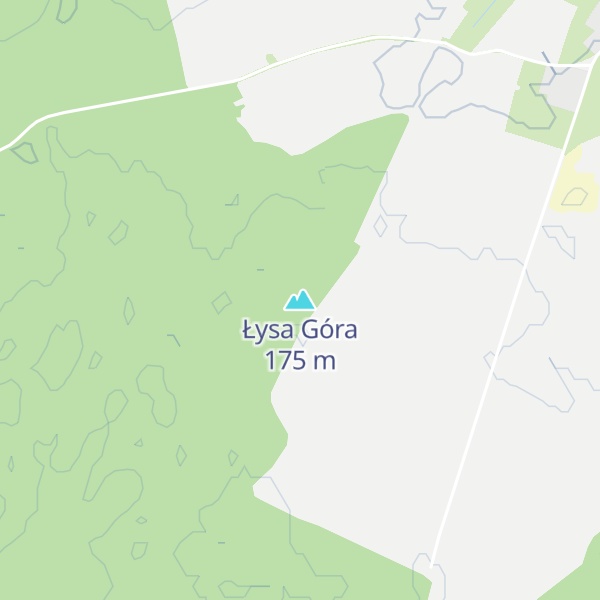Map of Łysa Góra