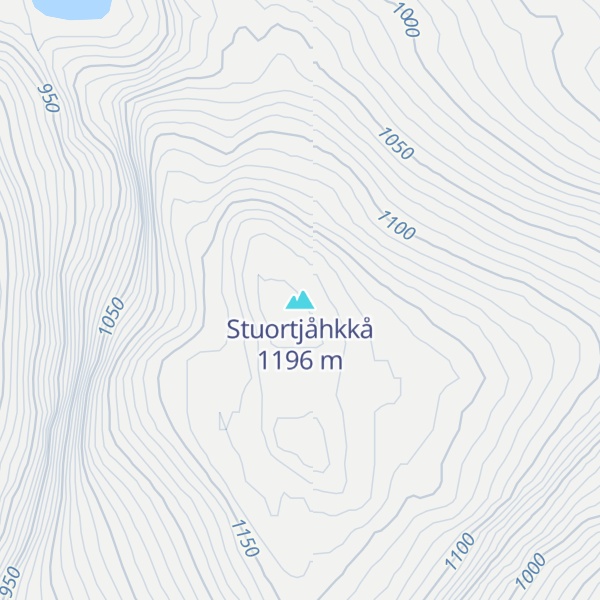 Map of Stuortjåhkkå