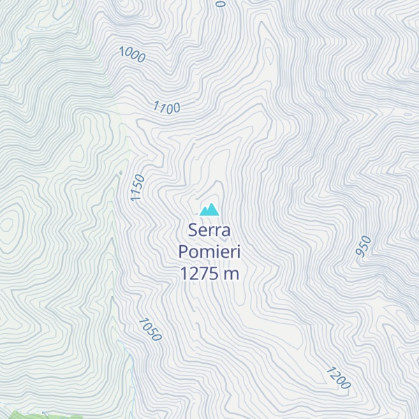 Map of Serra Pomieri