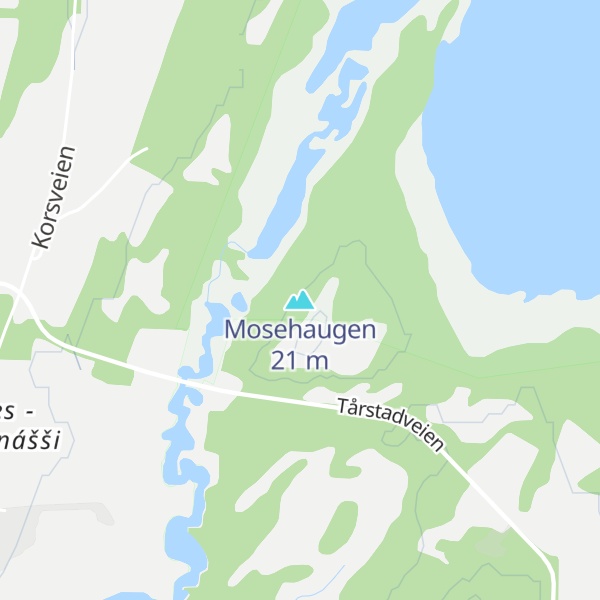Map of Mosehaugen