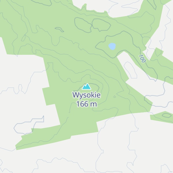 Map of Wysokie