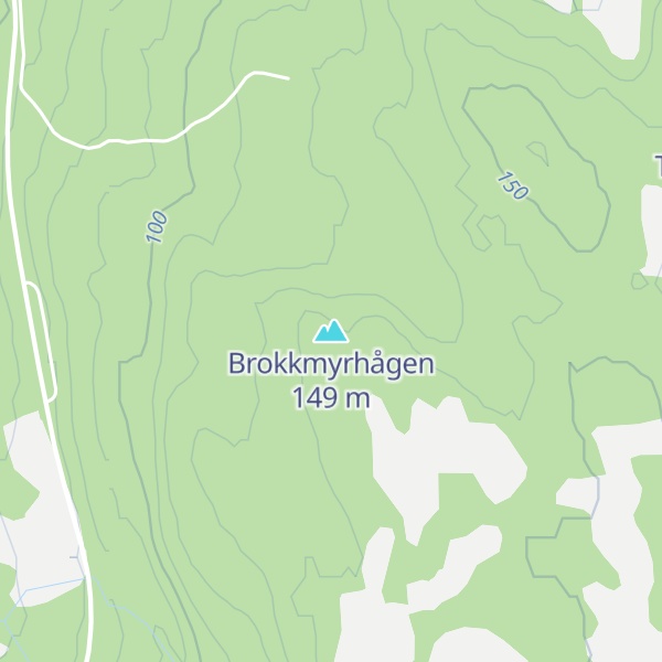 Map of Brokkmyrhågen
