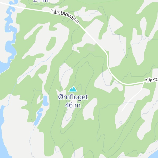 Map of Kjerkberget