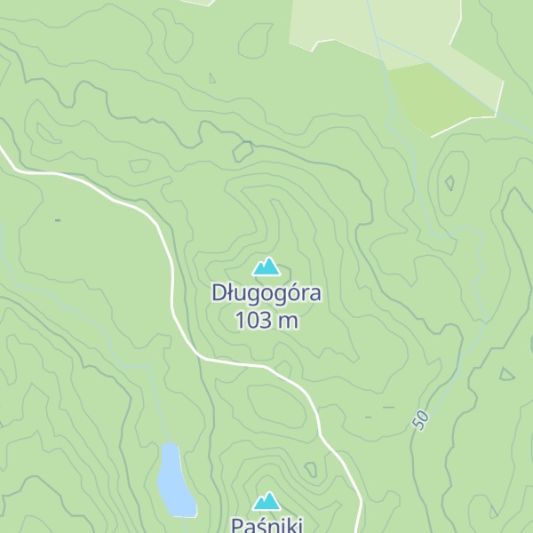 Map of Długogóra