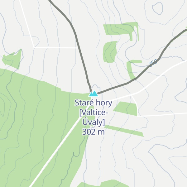 Map of Staré hory [Valtice-Úvaly]