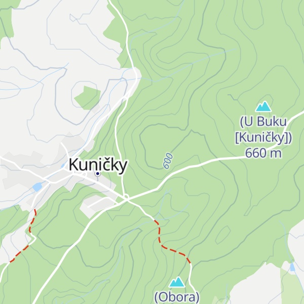 Map of (Trhůvka [Kuničky])