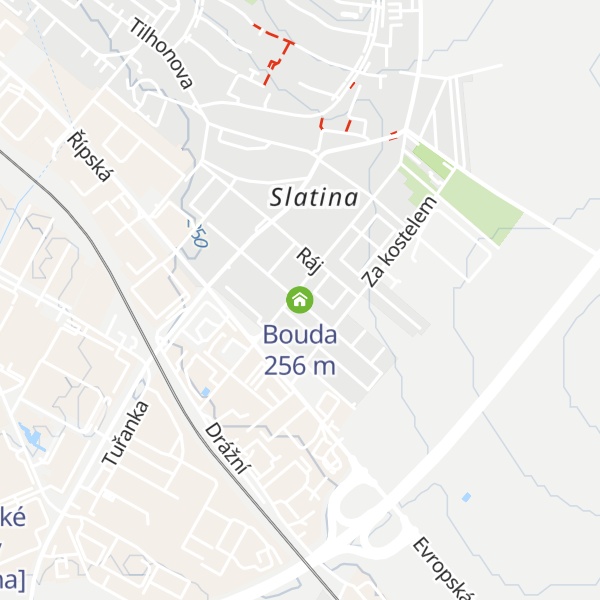 Map of Bouda