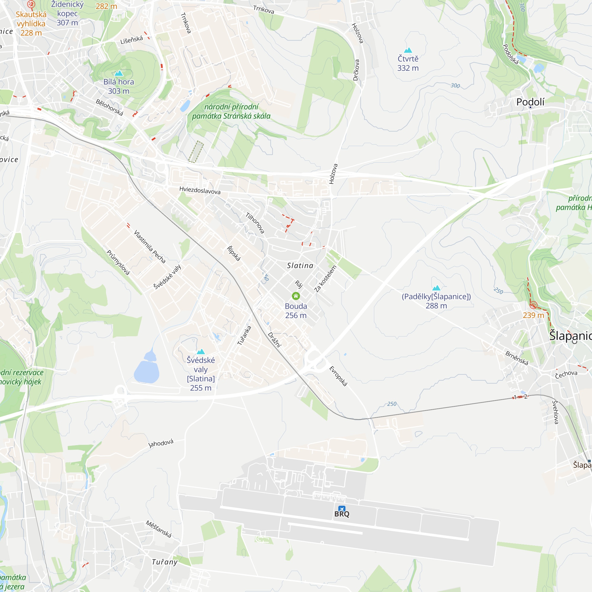 Bouda map