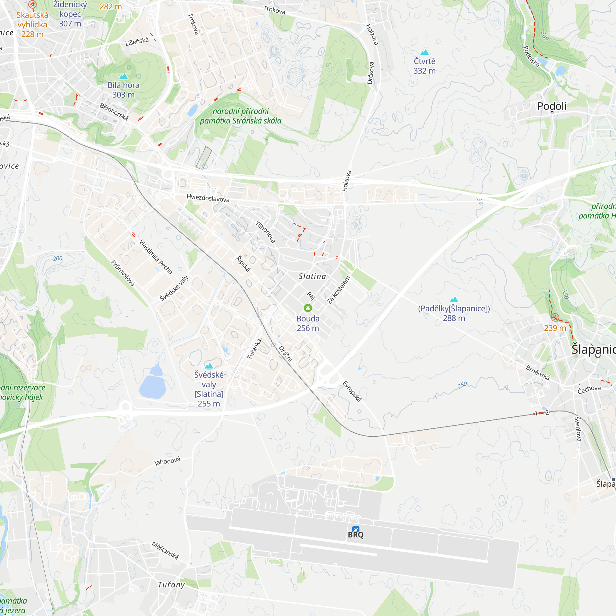 Bouda map