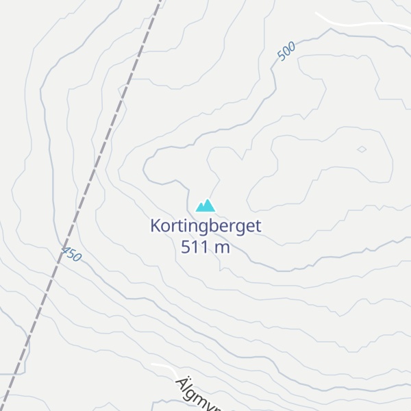 Map of Kortingberget