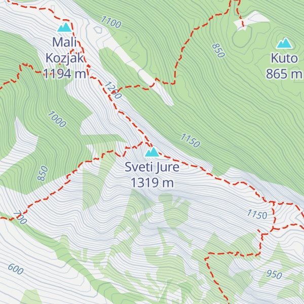 Map of Sveti Jure
