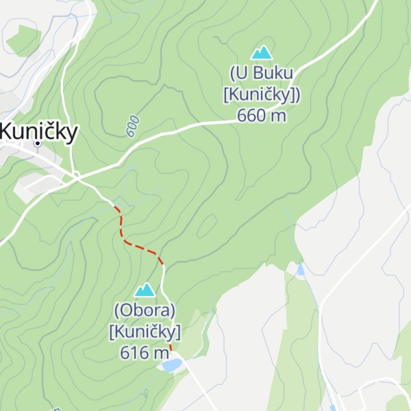 Map of (V Hlubokém lese) [Kuničky]