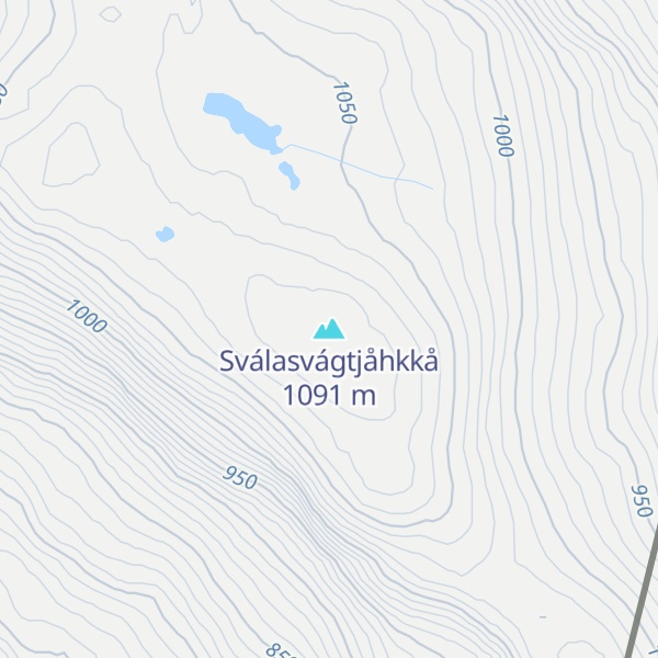 Map of Sválasvágtjåhkkå