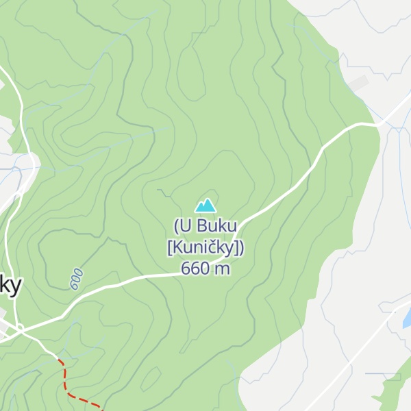 Map of (U Buku [Kuničky])