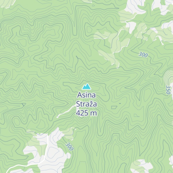 Map of Asina Straža