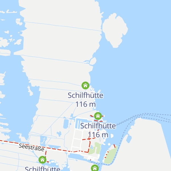 Map of Schilfhütte