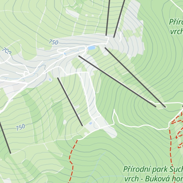 Map of Chata Vidorka