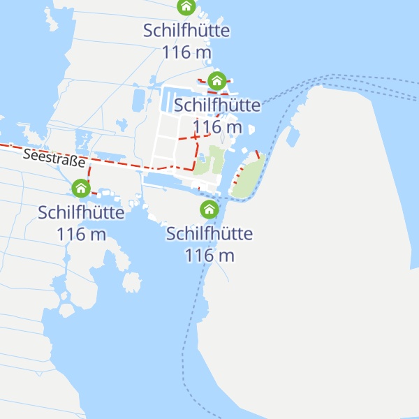 Map of Schilfhütte