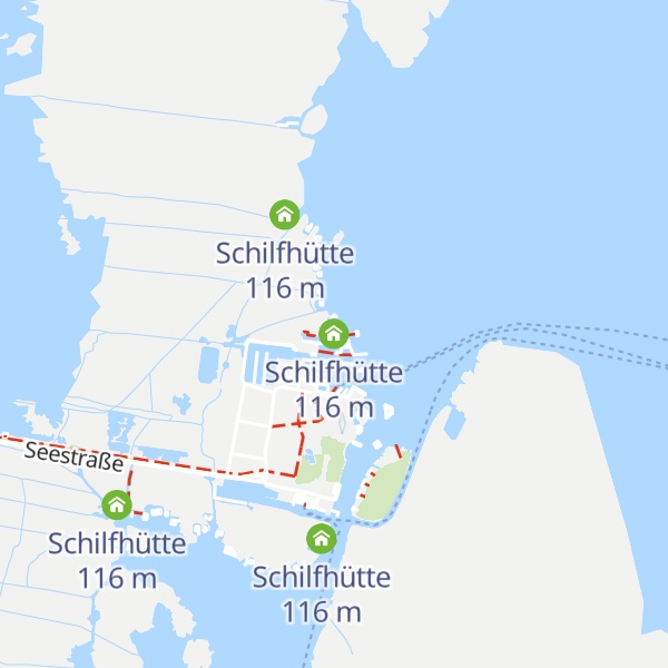Map of Schilfhütte