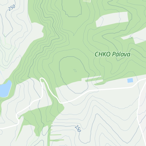 Map of Vysoký roh