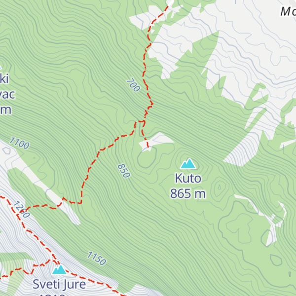 Map of Milino Sičišće