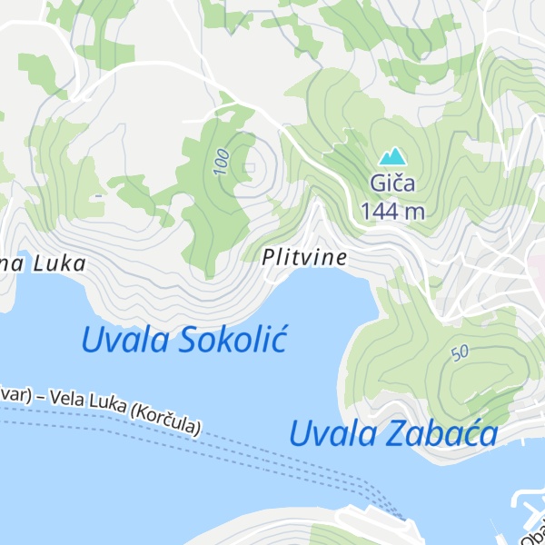Map of Hotel Adria