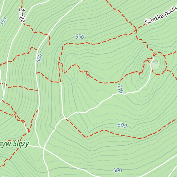 Map of Olbrzymki