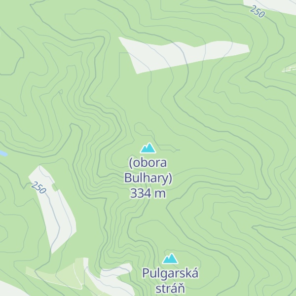 Map of (obora Bulhary)