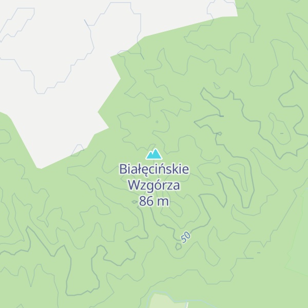 Map of Białęcińskie Wzgórza