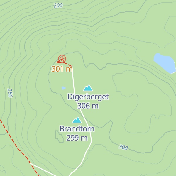 Map of Digerberget