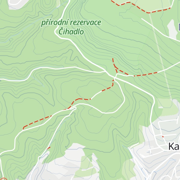 Map of Vinohrádky [Babice n.Svit.]