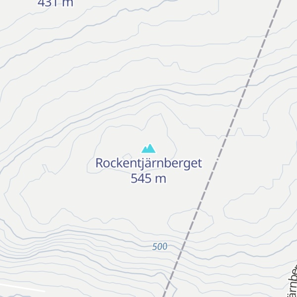 Map of Rockentjärnberget