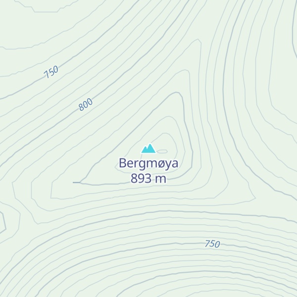 Map of Bergmøya