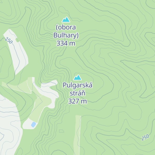 Map of Pulgarská stráň