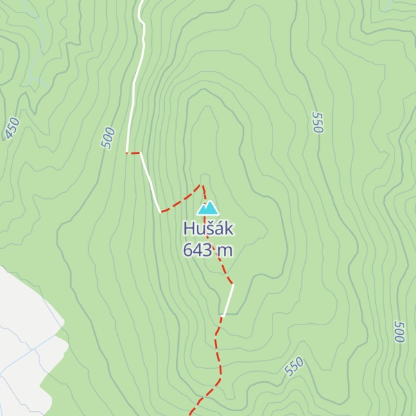 Map of Hušák