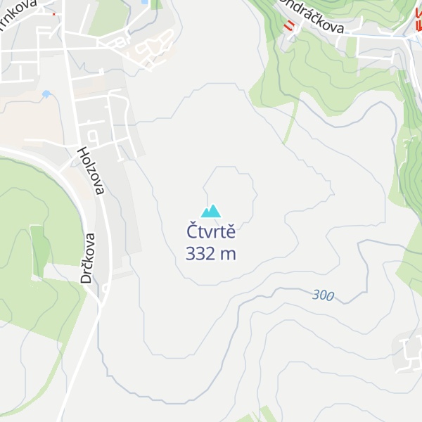 Map of Čtvrtě