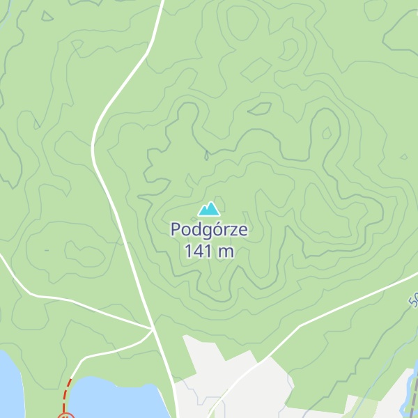 Map of Podgórze